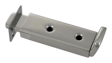 Slide latch with detent position, heavy type
