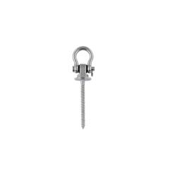 Screw with bow shackle, wood thread, MT-series