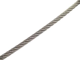 Wire rope semi-soft 7x7 sZ