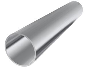 Stainless steel tube, welded, polished, bendable