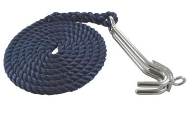 Griffe pour chaîne avec corde épissée