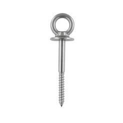 Eye bolt with collar and wood thread, MT-series