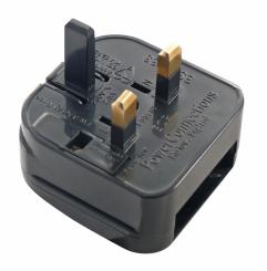 Adapter plug UK 3-poles