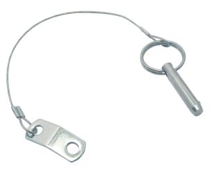 Security wire with ball lock pin