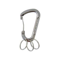 Alu spring hook with key rings
