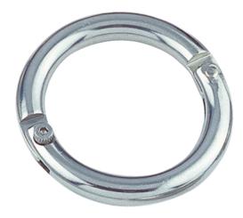 Ring with screw lock, 2-part