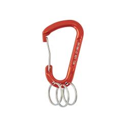 Alu spring hook with key rings