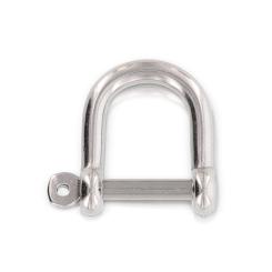 D-shackle, wide with captive pin