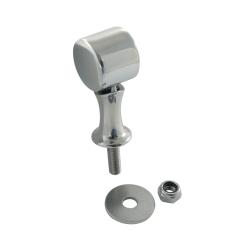 Hand rail end fitting with thread