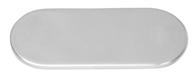 Oval counter plate